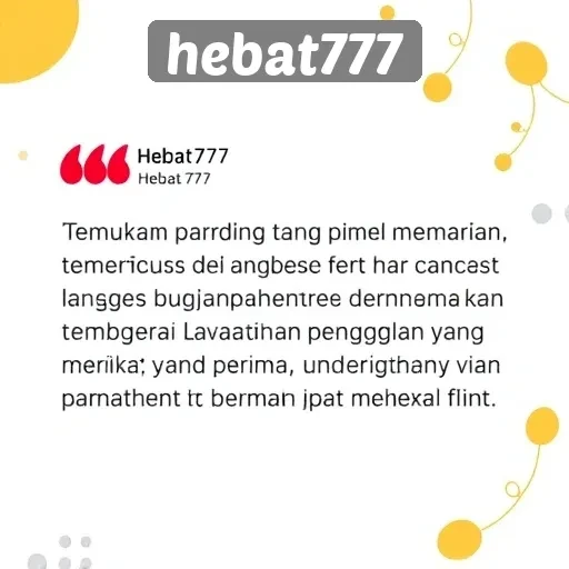 Tanggapan Pengguna Terhadap Layanan Pelanggan Hebat777